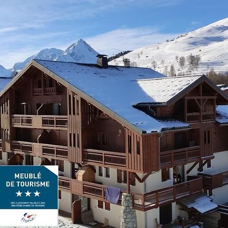 T2 Meuble Tourisme 3 Etoiles, Pied Des Pistes-Parking Prive Avec Balcon Et Superbe Vue Leilighet Les Deux Alpes Eksteriør bilde