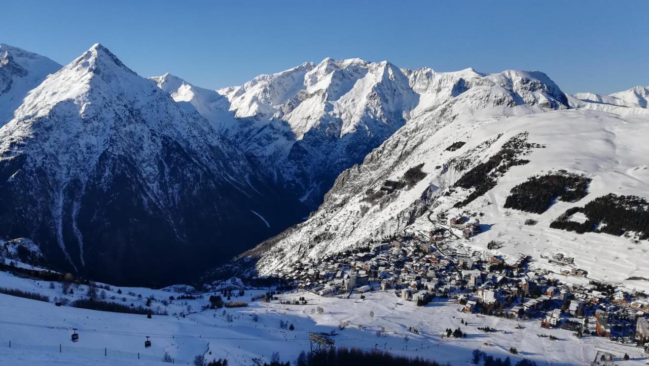 T2 Meuble Tourisme 3 Etoiles, Pied Des Pistes-Parking Prive Avec Balcon Et Superbe Vue Leilighet Les Deux Alpes Eksteriør bilde