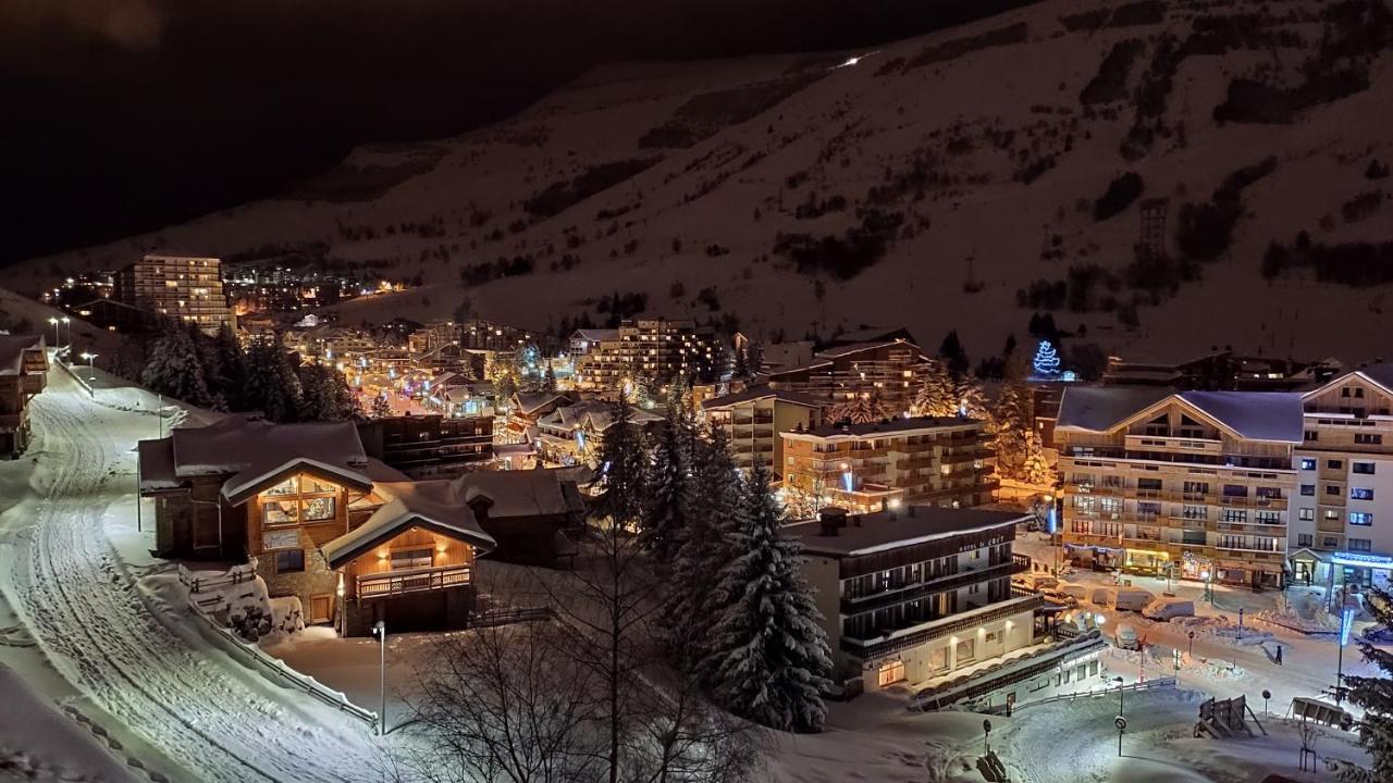 T2 Meuble Tourisme 3 Etoiles, Pied Des Pistes-Parking Prive Avec Balcon Et Superbe Vue Leilighet Les Deux Alpes Eksteriør bilde